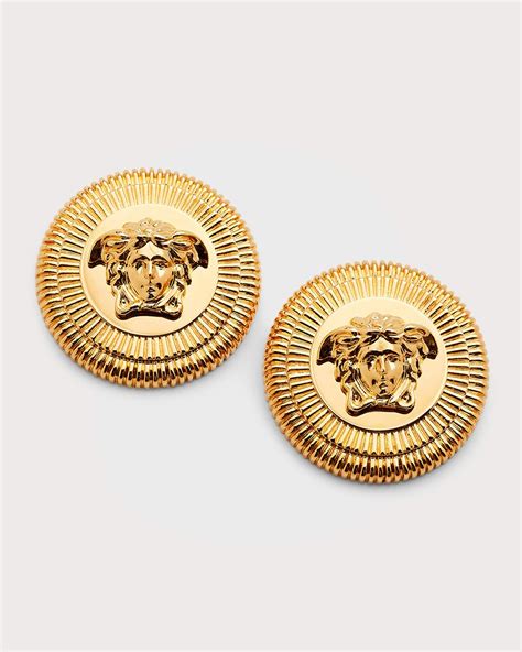 versace medusa earrings replica|versace medusa stud earrings.